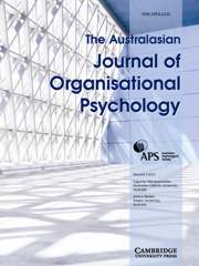 The Australasian Journal of Organisational Psychology